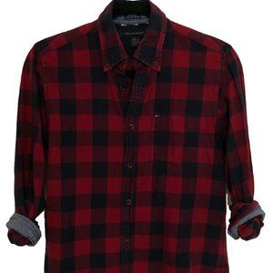 SALE XS Tommy Hilfiger Plaid Flannel Shirt